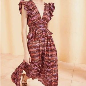 Ulla Johnson silk Bendetta Dress, size 4